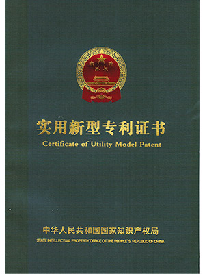 爵士龍-實(shí)用新型專利證書